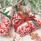 Reversible Christmas Wrapping Paper - Mini Roll - 17 Inch x 33 Feet - Christmas Tree Wrapping Paper with Joy Lettering Perfect for Holiday, Party, Celebration